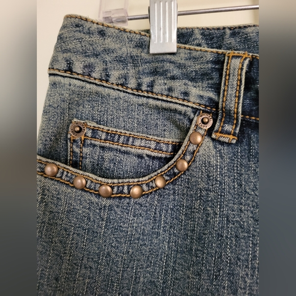 NWT MICHAEL Michael Kors Low Rise/Boot Cut Jeans Sz 10 - Picture 3 of 4